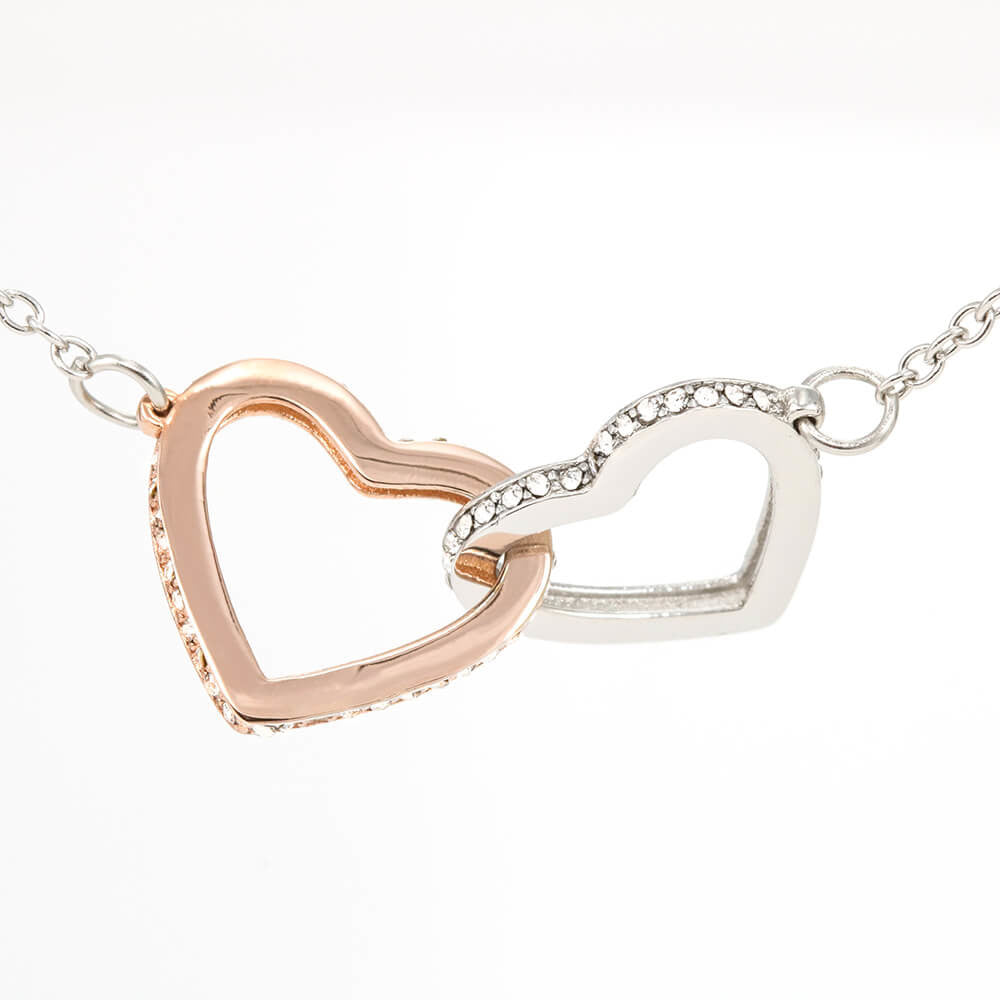 To My Daughter | This Old Lion | Interlocking Hearts Necklace