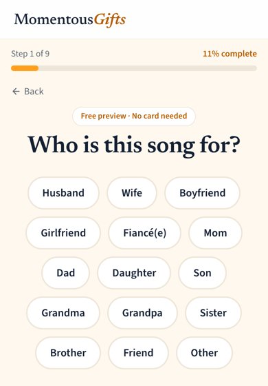 The first question: who is this song for?